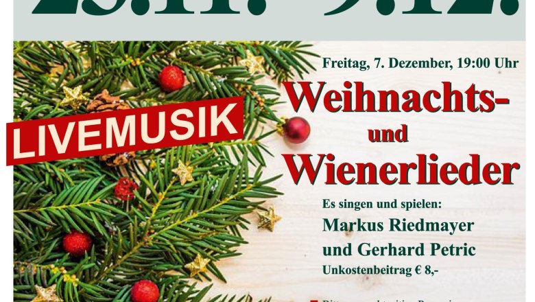 Christmas and Viennese songs, © Dominik Herzog Christmas and Viennese songs, © Dominik Herzog