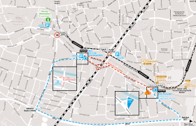 bus boarding map