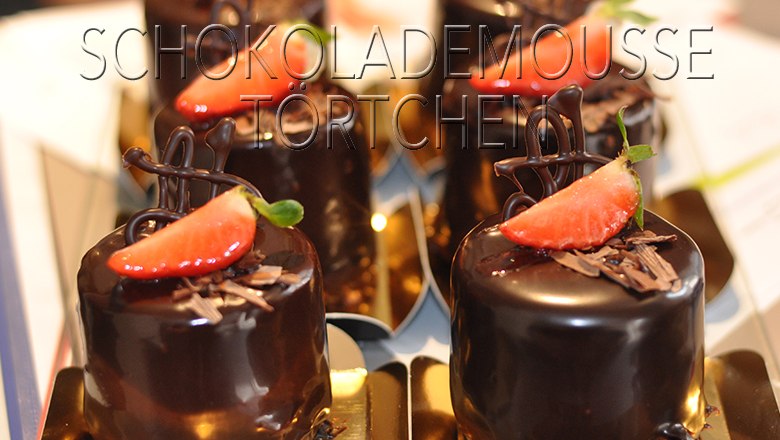 Chocolate mousse tartlets, © Herwig Gasser GmbH