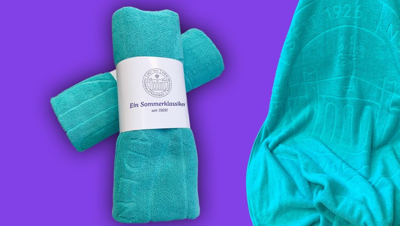 Strandbad Merch_Strandbadetuch, &copy; GG Tourismus