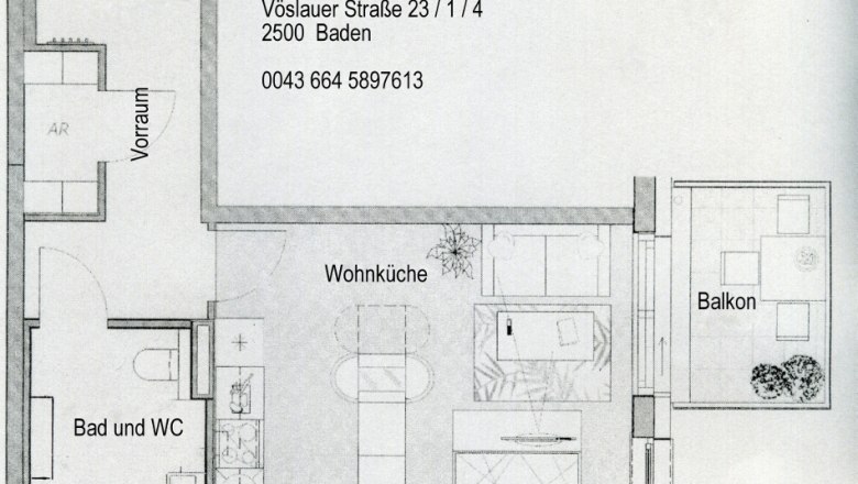 FW Margarita floor plan, &copy; Gottfried Steiner