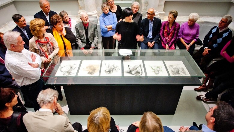 Ausstellungsrundgang, © Arnulf Rainer Museum, Foto: Kollektiv Fischka