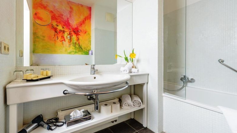 Bathroom, © Christian Dusek © Hotel Herzoghof GmbH