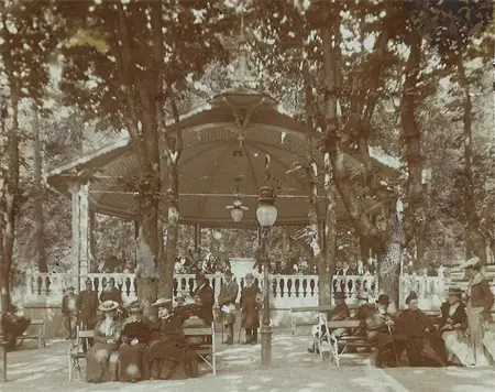 Musikpavillion 19. Jh., © Stadtarchiv Baden